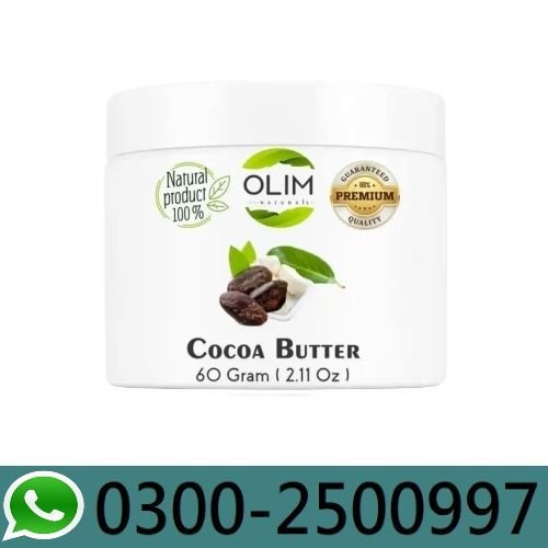Cocoa Butter Cream 60g – For Dry Lips, Feet & Skin