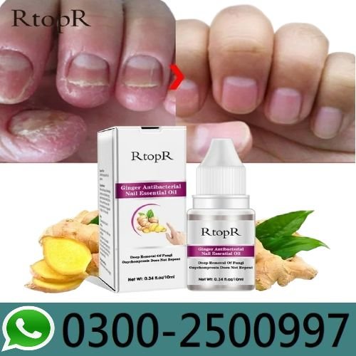 RtopR Ginger Nail Healing Oil – Antifungal Nail Treatment