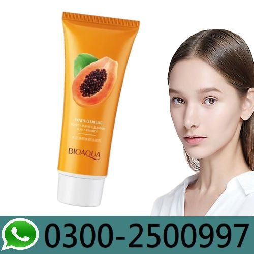 BIOAQUA Papaya Cleanser 100g – Deep Cleansing Face Wash PK