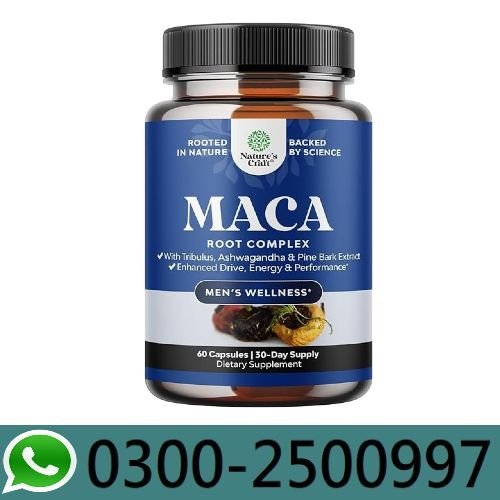 Black Maca Root Capsules For Men In Pakistan