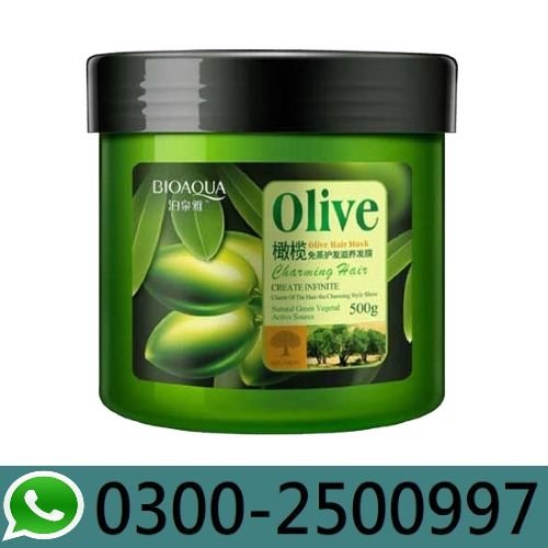 BIOAQUA Olive Hair Keratin Mask 500g – Best Price Pakistan