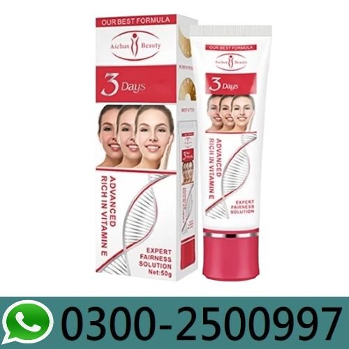 Aichun Beauty 3 Days Whitening Cream – For Face, Body, Neck & Bikini Area