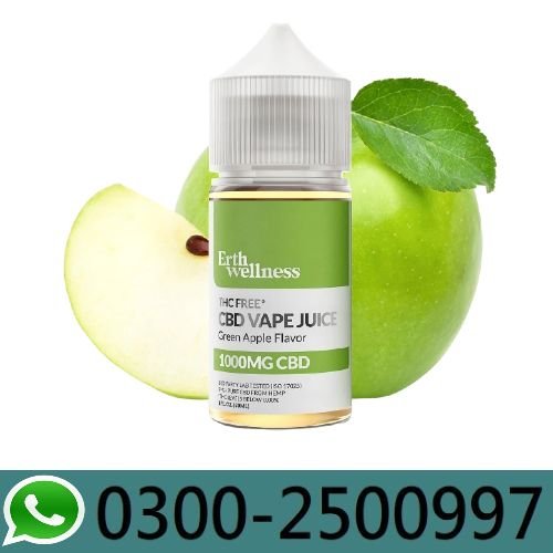 CBD Vape Juice Green Apple 1000mg Price in Pakistan