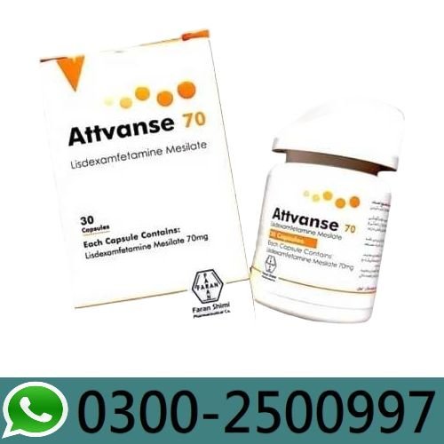   Attvanse Lisdexamfetamine Mesilate 70Mg In Karachi