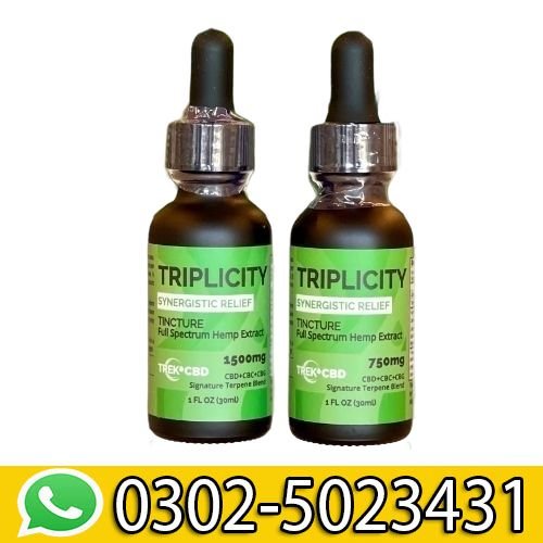 Triplicity 1500mg Full Spectrum Hemp Price in Pakistan