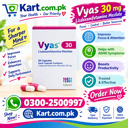 Buy Vyas 30mg Capsule in Pakistan