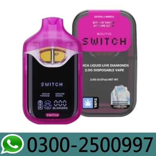 Boutiq Switch Liquid Diamonds Vape 2g Price in Pakistan