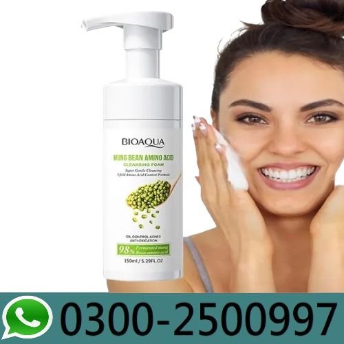 BIOAQUA Mung Bean Cleansing Foam Price in Pakistan – Oil Control & Acne Care