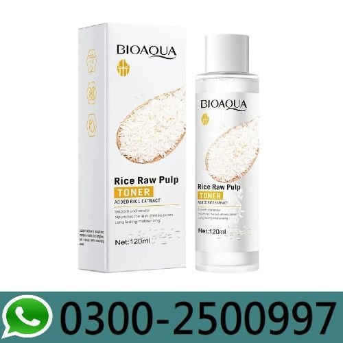BIOAQUA Rice RAW Pulp Toner 120ml In Pakistan