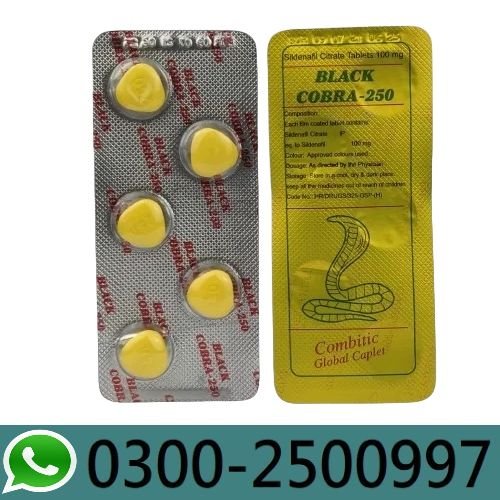 Indian Black Cobra Super Power 250 MG In Pakistan