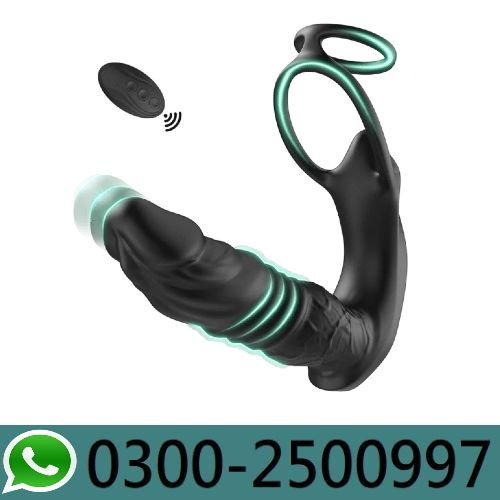 Thrusting Prostate Massager With Dual Rings In Pakistan