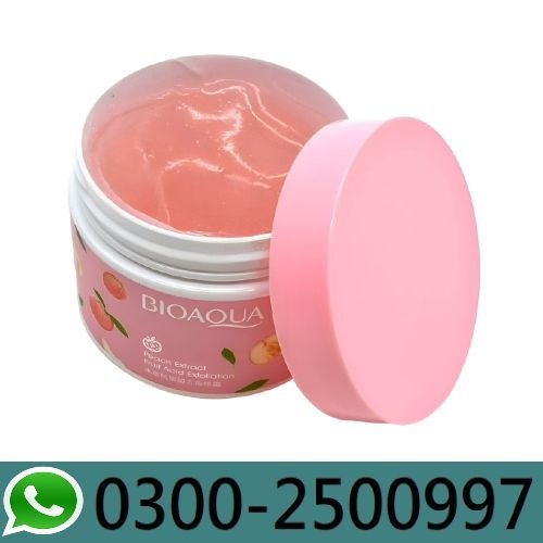 Bioaqua Peach Glowing Moisturizer Peeling Cream 140g – Brightening & Exfoliating | Best Price in Pakistan